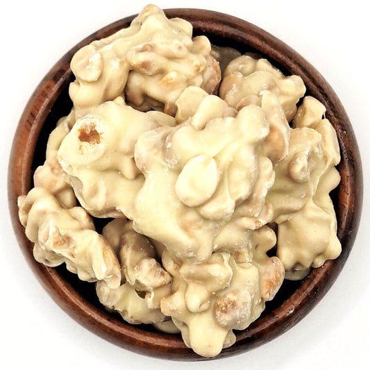 Weiße Choco Bites Erdnuss